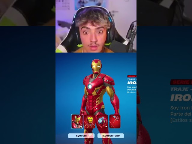 🔥 Agustin51 REVELA TRUCO PARA CONSEGUIR SKIN Iron Man GRATIS EN FORTNITE 🎁😨 #shorts #agustin51