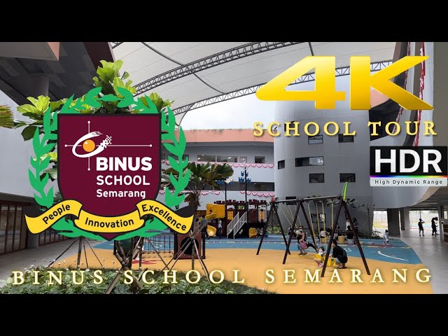 [4K] Walking Tour Binus School Sekolah Semarang