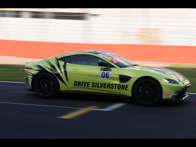 My first drive around Silverstone F1 track in an Aston Martin Vantage