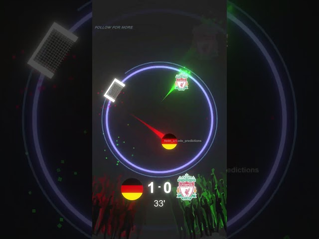 GERMANY vs LIVERPOOL🤯#footballmarbles #footballedit #neonarcade #germany #liverpool