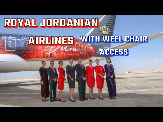 Royal Jordanian airlines problem with weel chair access🦽Jordanian boy story!