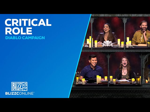 BlizzConline 2021 - BlizzCon Presents: A Critical Role Diablo Campaign - Blizzard Entertainment