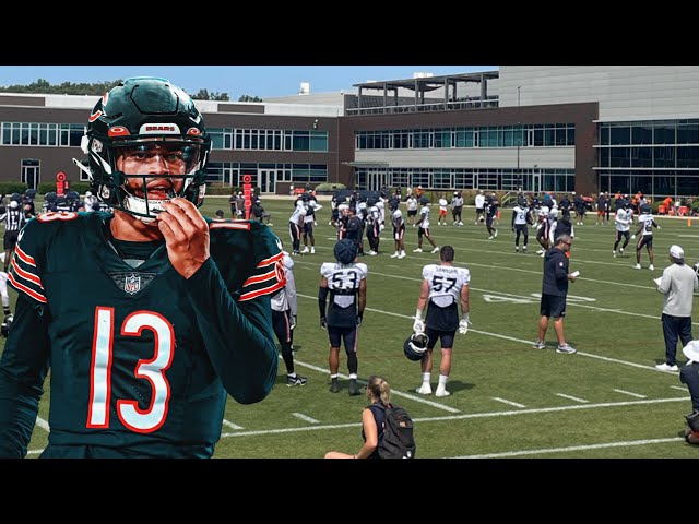 Chicago Bears Training Camp Highlights | Caleb Williams Fan Debut