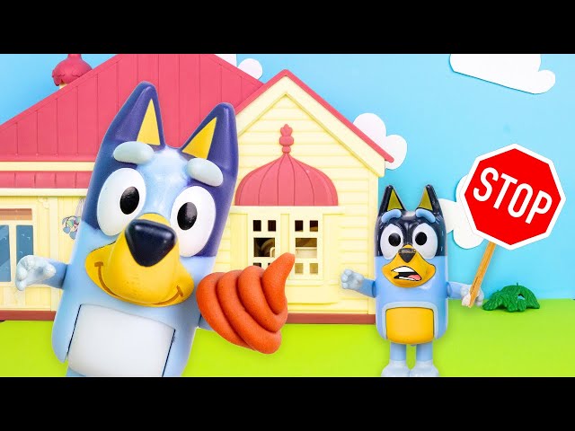 ¡BLUEY no Hagas Eso! Reglas de Seguridad | Juguetes de Bluey en Español