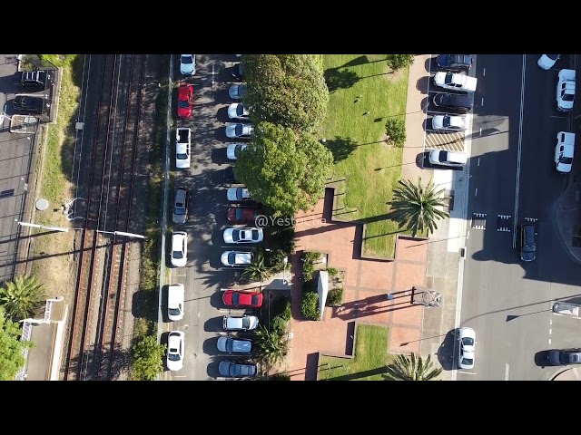 Fairfield Train Station, Sydney NSW Australia.