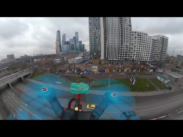 Made this video from 360 video from race drone