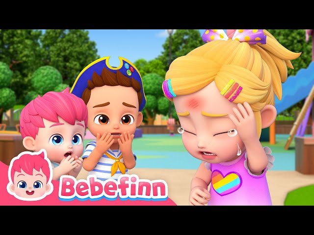 Ouch! Bebefinn Got A Boo Boo! | EP114 | Boo Boo Song In The Park | Fun Nursery Rhymes for Kids