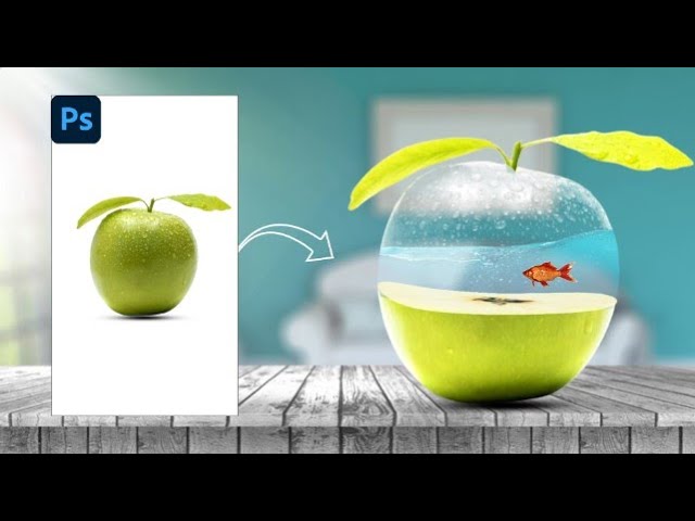 Photo Manipulation in Photoshop | Apple and Fish | Photoshop tutorial