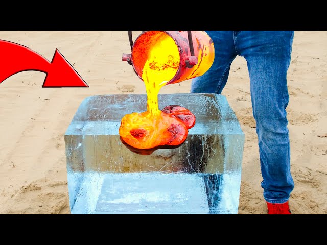 Experiment Lava VS Ice Cube