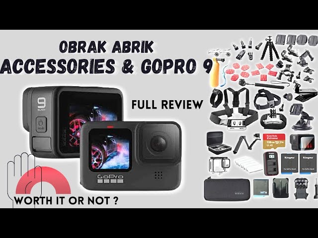 Gopro Hero 9 Black Review & ASMR Unboxing Accesories GoPro 9 Waterproof Case