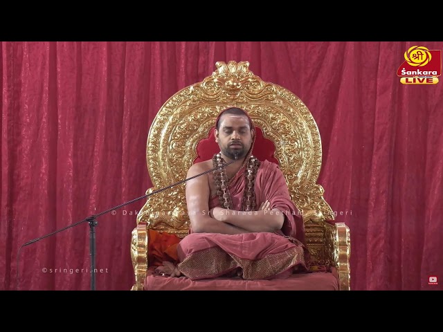 Anugraha Bhashanam Live from Varanasi | Vijaya Yatra of Sringeri Jagadguru Shankaracharya | Kashi