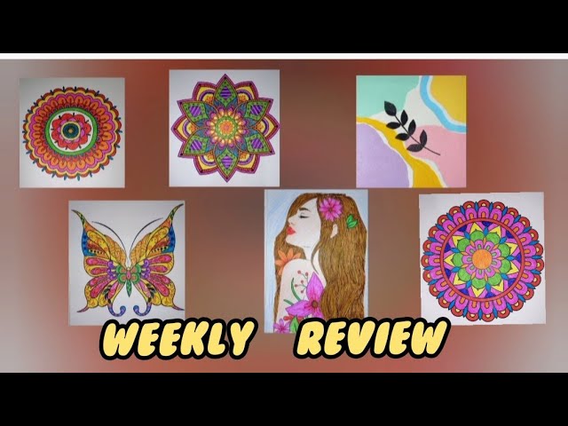 #weeklyreview #6beautifulpictures #mandalaart #mandladesign @ArtbyFaiza1989