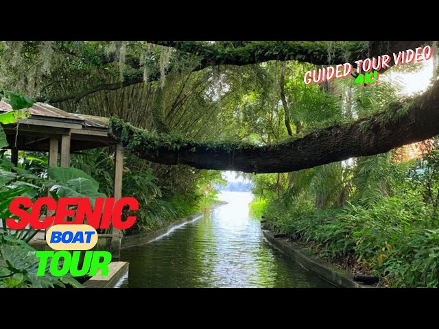 Scenic Boat Tour | Winter Park Florida | Scenic Boat Guided Tour 4K