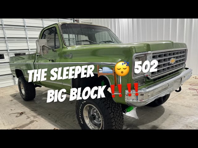 Squarebody 1976 big block 502 with all good touches finished up for the wonderful new woman Owner