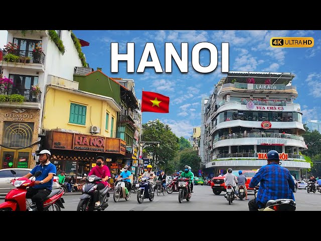 Hanoi 4K Downtown Drive - Vietnam 🇻🇳