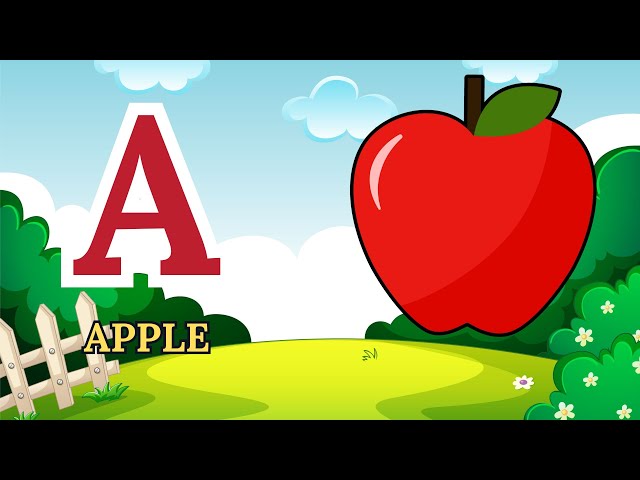 Phonics Sounds of Alphabets A to Z in English - A For Airplane - ABC Alphabet Songs with kids 03