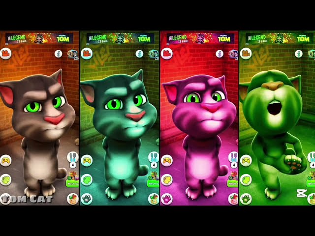 My Talking Tom 2 Cat interesting moments 😅👏🍦 tom cat 2025#subscribe #talkingcat #mytomcat #cartoon