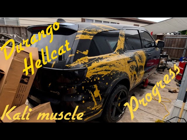 Rebuilding Kali Muscle wrecked 2021 Dodge Durango Srt Hellcat from Copart(Part 2) ​⁠​⁠@KaliMuscle