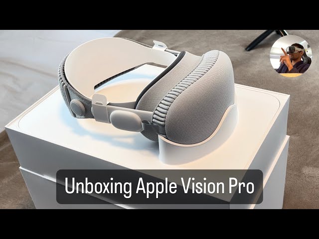 Unboxing the 4000$ Apple Vision Pro