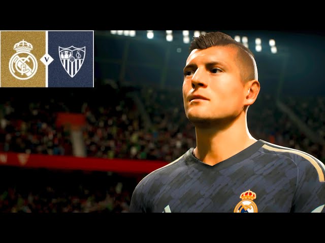 FC 24_ Sevilla vs. Real Madrid - La Liga 23/24 Match at the Ramon Sanchez-Pizjuan Stadium|PS5™[4K60]