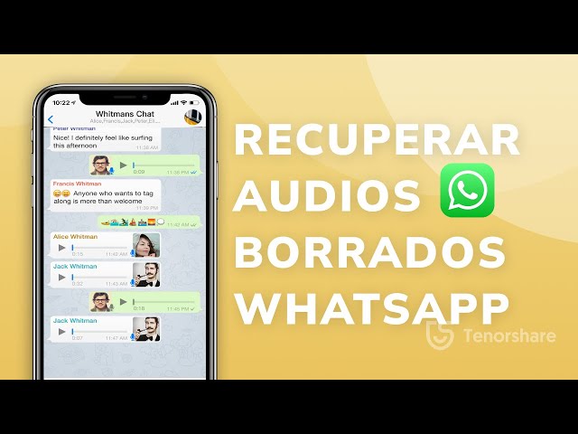 3 Formas para cómo recuperar audios borrados de WhatsApp iPhone 2022