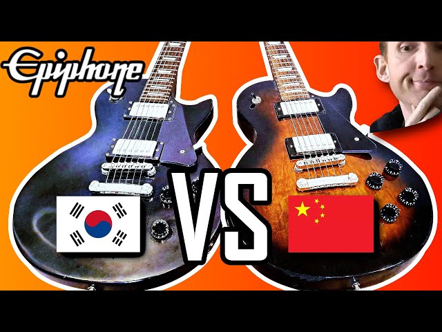 Korean VS Chinese Epiphone. Which is BEST?!