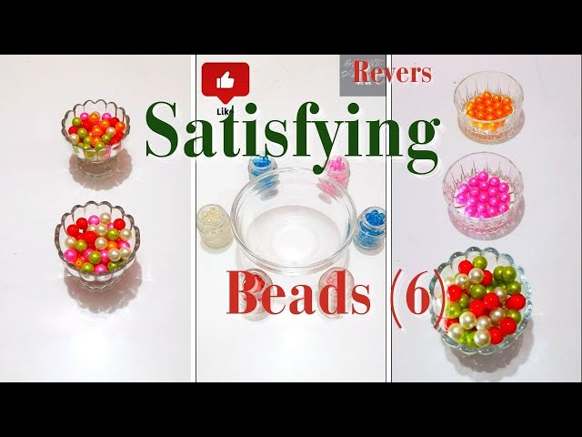 Oddly satisfying Revers video Beads ,Stone, Bells, Marbles