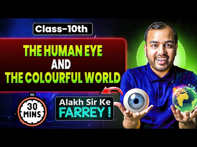 4 Number Pakke - The Human Eye and The Colourful World - FAST REVISION |