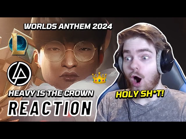 Heavy Is The Crown ft. Linkin Park - League of Legends Worlds 2024 Anthem | REACTION