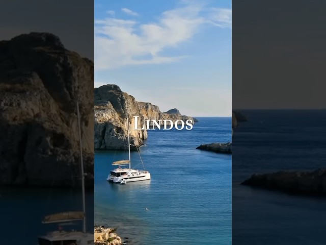 This is Why You Really Need to Visit Lindos Greece 🇬🇷 #travel #greece #travelshorts