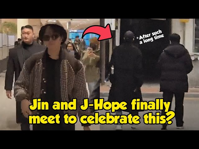 After keeping their personal activities, Jin and J-Hope finally show up to Celebrate This?!