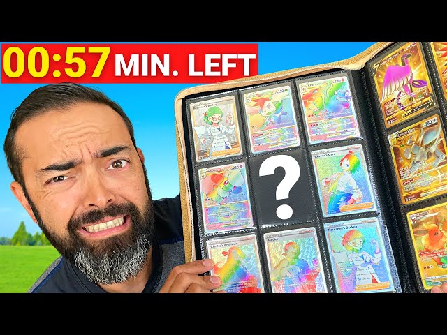 Complete Set in 24 hours or Lose Them All (RISKY Pokémon Card Challenge)