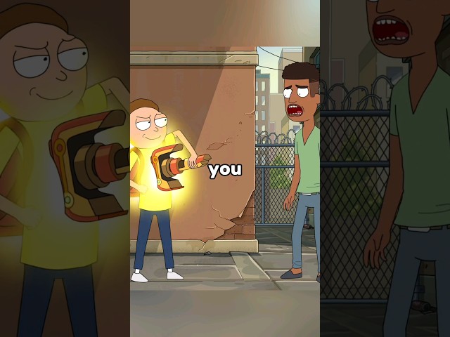 Rick gave Morty the perfect self-defense tool #rickandmorty #shorts