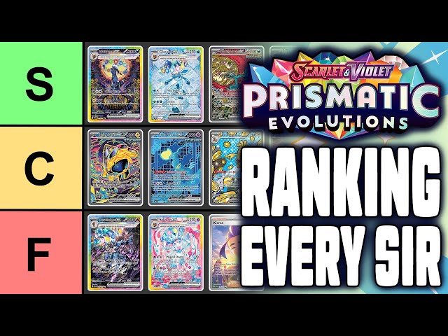 Ranking Every PRISMATIC EVOLUTIONS Special Illustration Rare (Tier List)