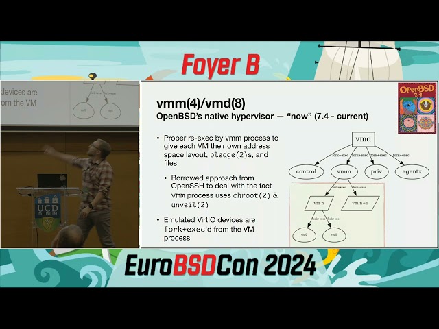 vmd's multi-process device emulation: 2 releases later - Dave Voutila - EuroBSDCon 2024