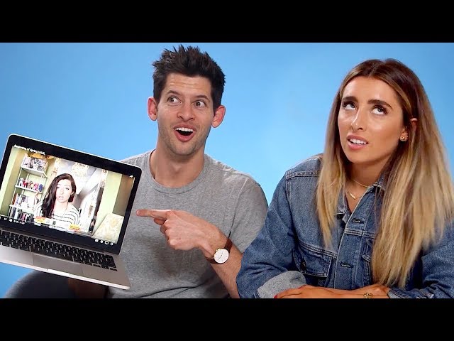 LAUREN ELIZABETH REACTS TO HER FIRST VIDEOS w/ Hunter March | AwesomenessTV Reacts