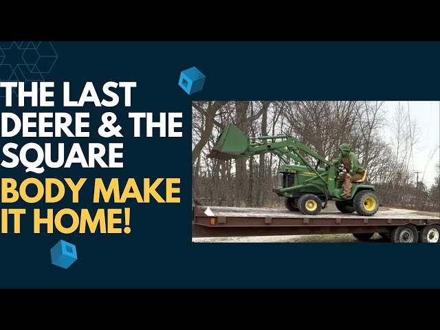 127 - Moving & Home Sale | The Delivery ￼Of The John Deere 430 & Model 44 Loader | 84 GMC K10