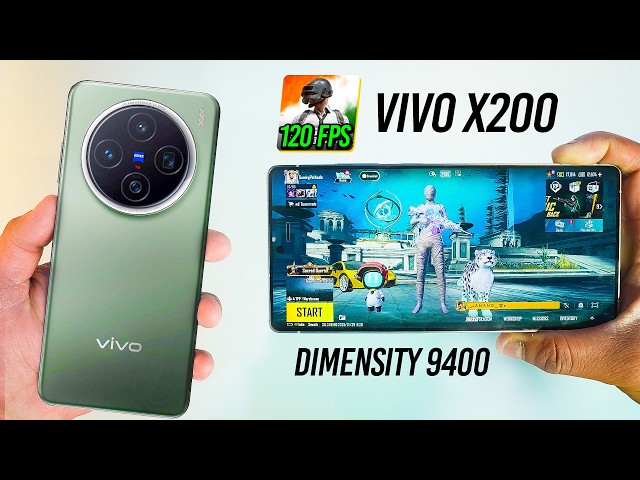 vivo X200 - 120 FPS BGMI Test with FPS! 🔥 Heating & Battery Drain 🤐