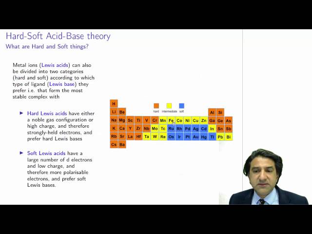 CHEM3006 - 28 - Hard soft acid base theory examples