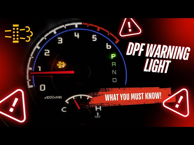 DPF Warning light and what to do! - Mitsubishi Pajero