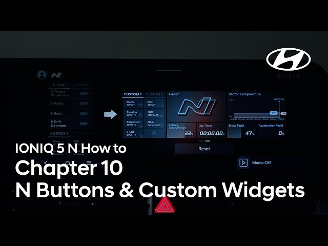 Hyundai N | IONIQ 5 N How to – Chapter 10. N Buttons & N Menu Widget Customization