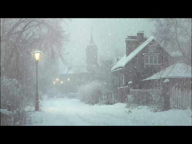 Heavy Blizzard Storm ❄️ Relaxing Wind Sounds for Deep Sleep & Calm Mind