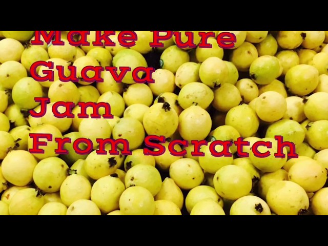 Jamaican Guava Jam/Jelly Recipe Video-How To Make