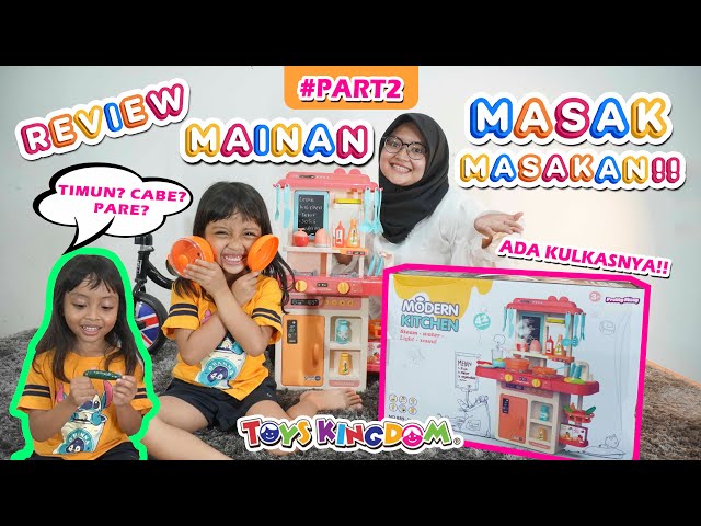 LEIKA COOKING TOYS REVIEW WITH MOM! - FUNNY KIDS REACTION