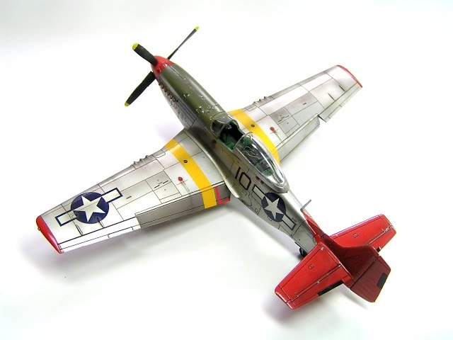 P-51 Mustang Airfix 1/72 step by step