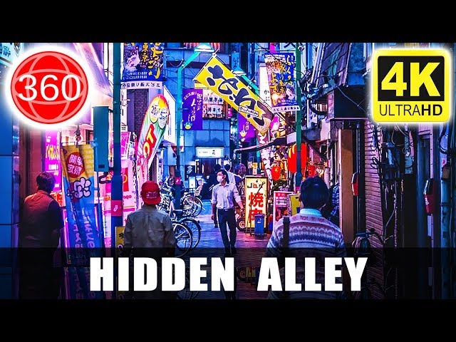 [4K 360°] Ikebukuro's Hidden Alley, Tokyo - Where Few Go || JAPAN 360