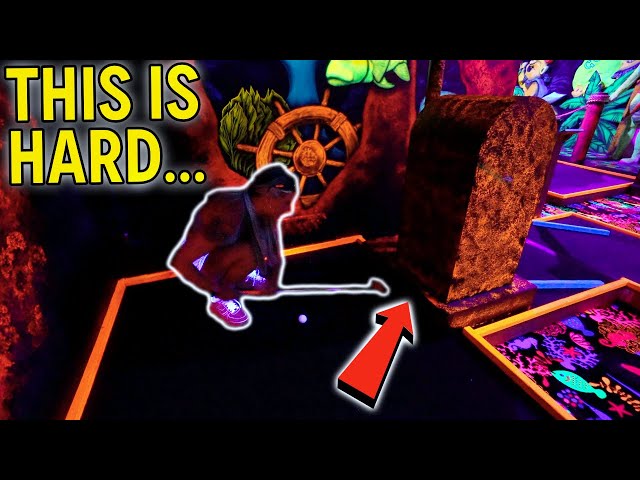 This Blacklight Mini Golf Course is Weird