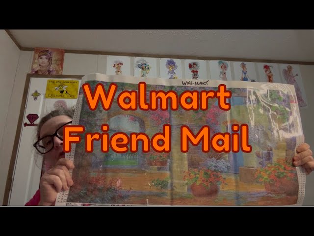 Diamond Painting Haul/Unboxing from Walmart and Friend Mail