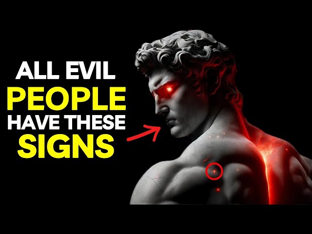 5 RED FLAGS That Reveal The Person Next To You Is Evil. | #stoicphilosophy