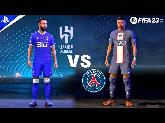 FIFA 23 - Al Hilal vs PSG ft. Neymar Jr., Mbappe, Koulibaly, Asensio | PS5 Gameplay - 4K HDR